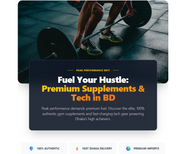 Authentic Gym Supplements & Tech Gear in Bangladesh at KMS Marketplace