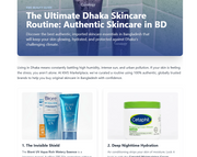Ultimate Dhaka Skincare Routine | Buy Authentic Skincare in BD
