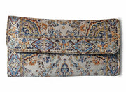 Graceful Ladies' Fabric Embroidered Clutch