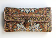 Graceful Ladies' Fabric Embroidered Clutch