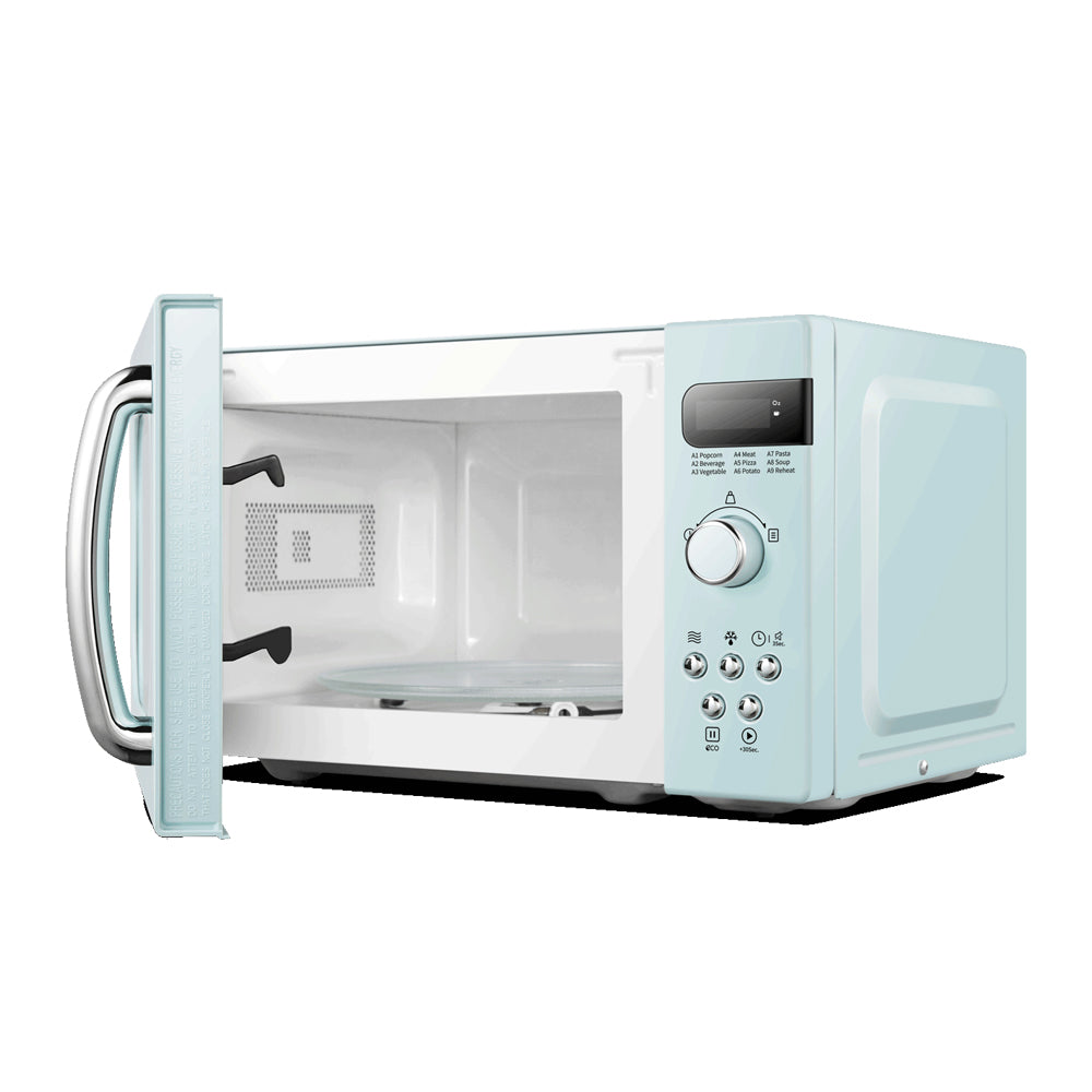 Retro Small Microwave Oven With Compact Size