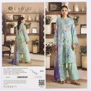 Authentic Gulraiz by Gull Jee - Unstitched 3-Piece Embroidered Lawn Suit (Mint Green)
