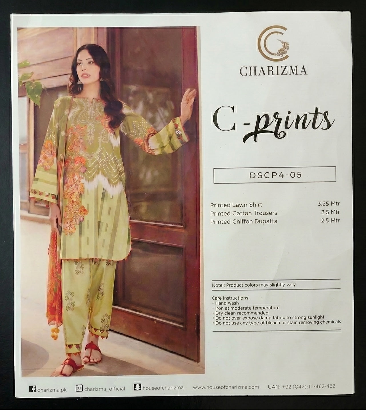 Charizma C-Prints - Unstitched Lawn