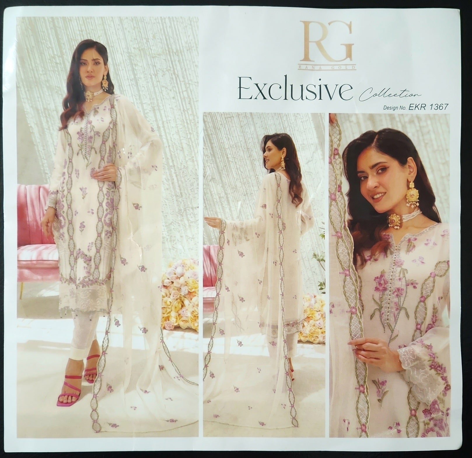 RG Exclusive by Al Tawakkal - Unstitched 3-Piece Embroidered