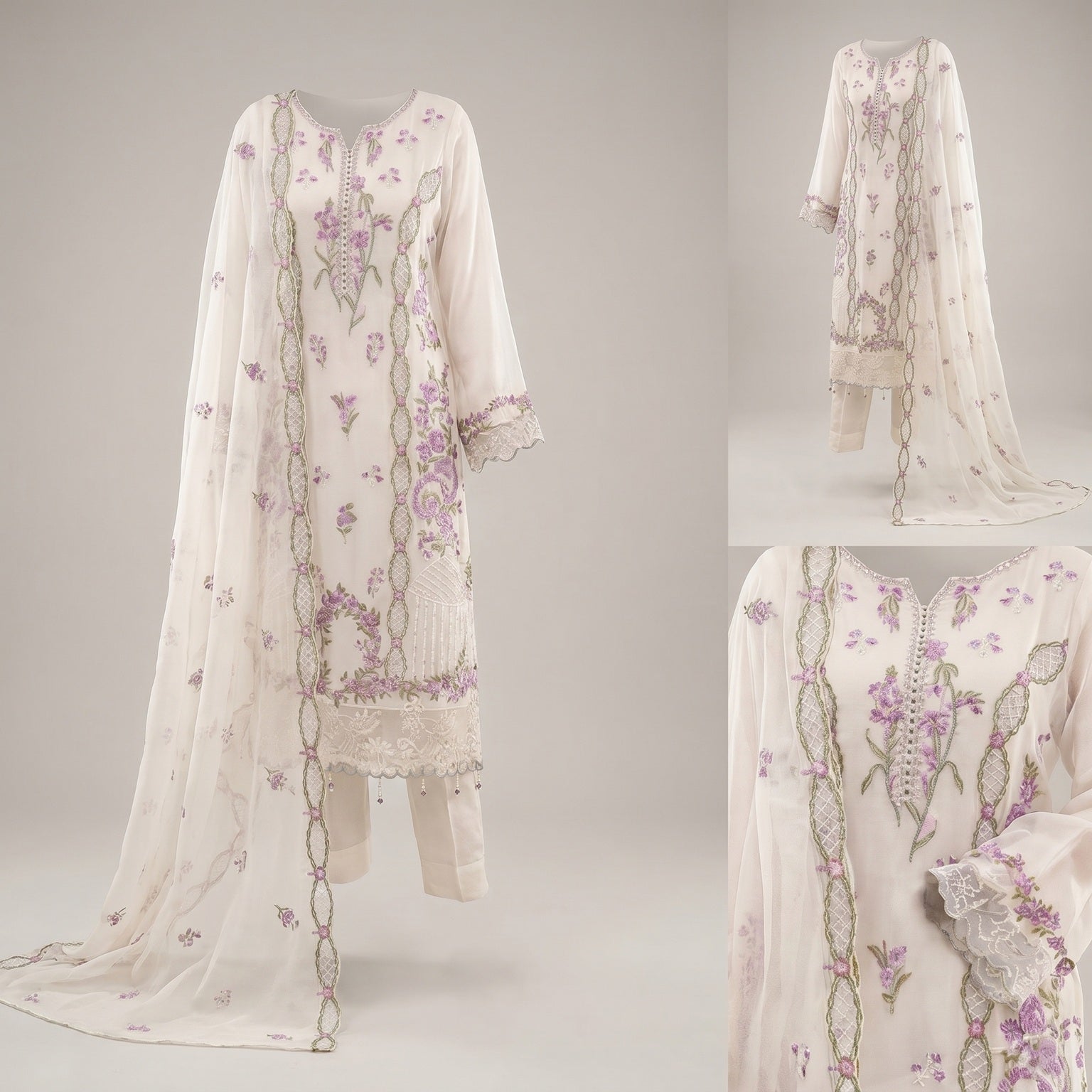 RG Exclusive by Al Tawakkal - Unstitched 3-Piece Embroidered